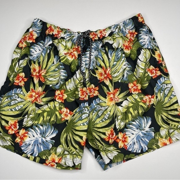 OP Ocean Pacific Shorts Swim Trunks Hawaiian Tropical Summer Beach Pool 3XL - Picture 1 of 13